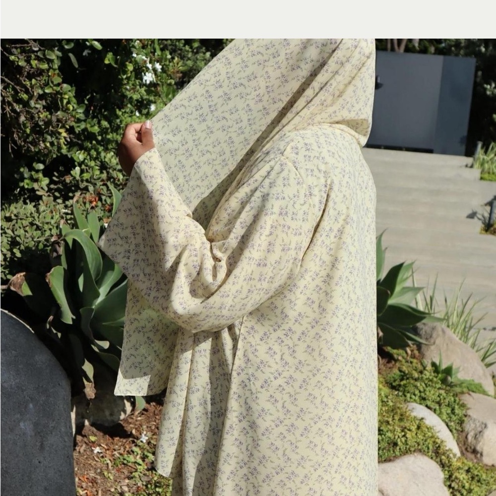 Floral Cream Maxi Dress